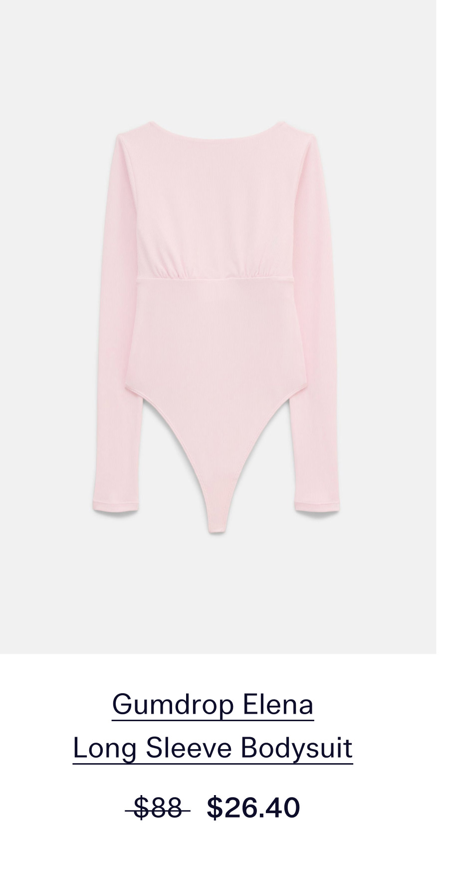 Elena Long Sleeve Bodysuit