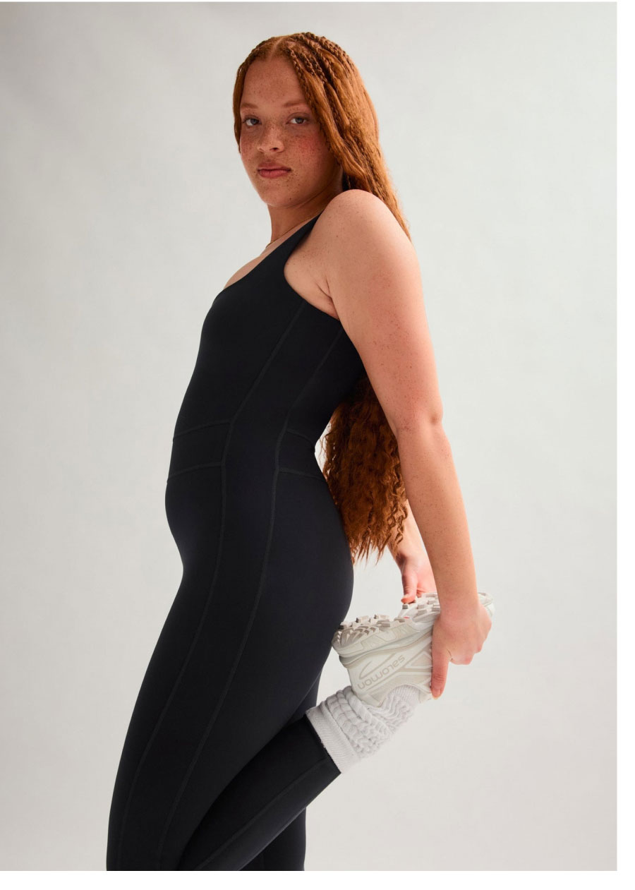 Luxe Paneled Unitard