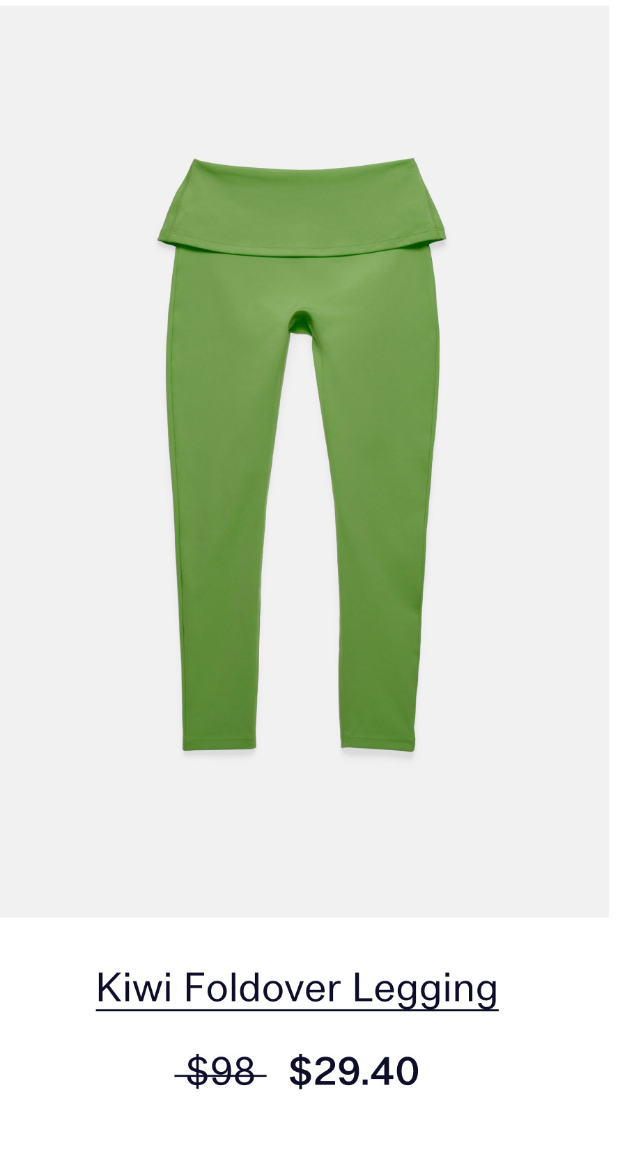 Kiwi Foldover Legging