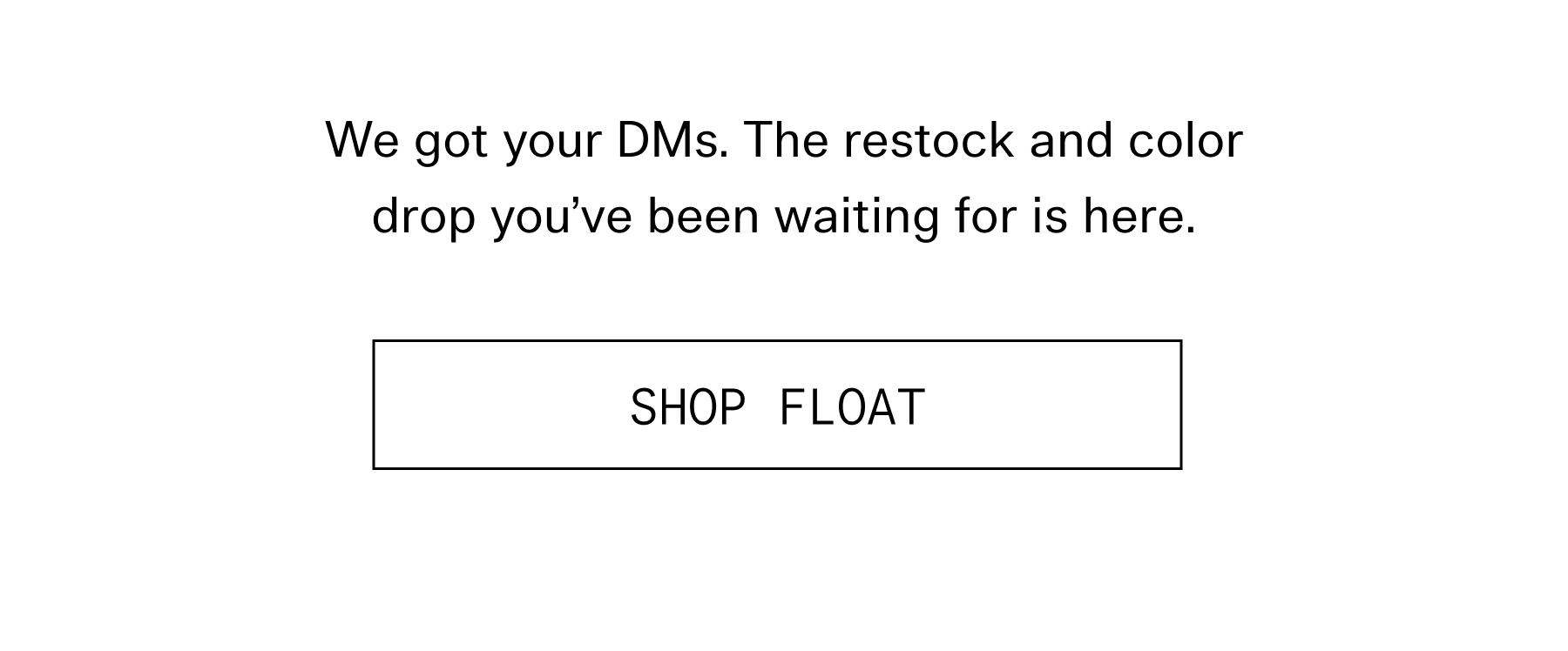 Shop FLOAT