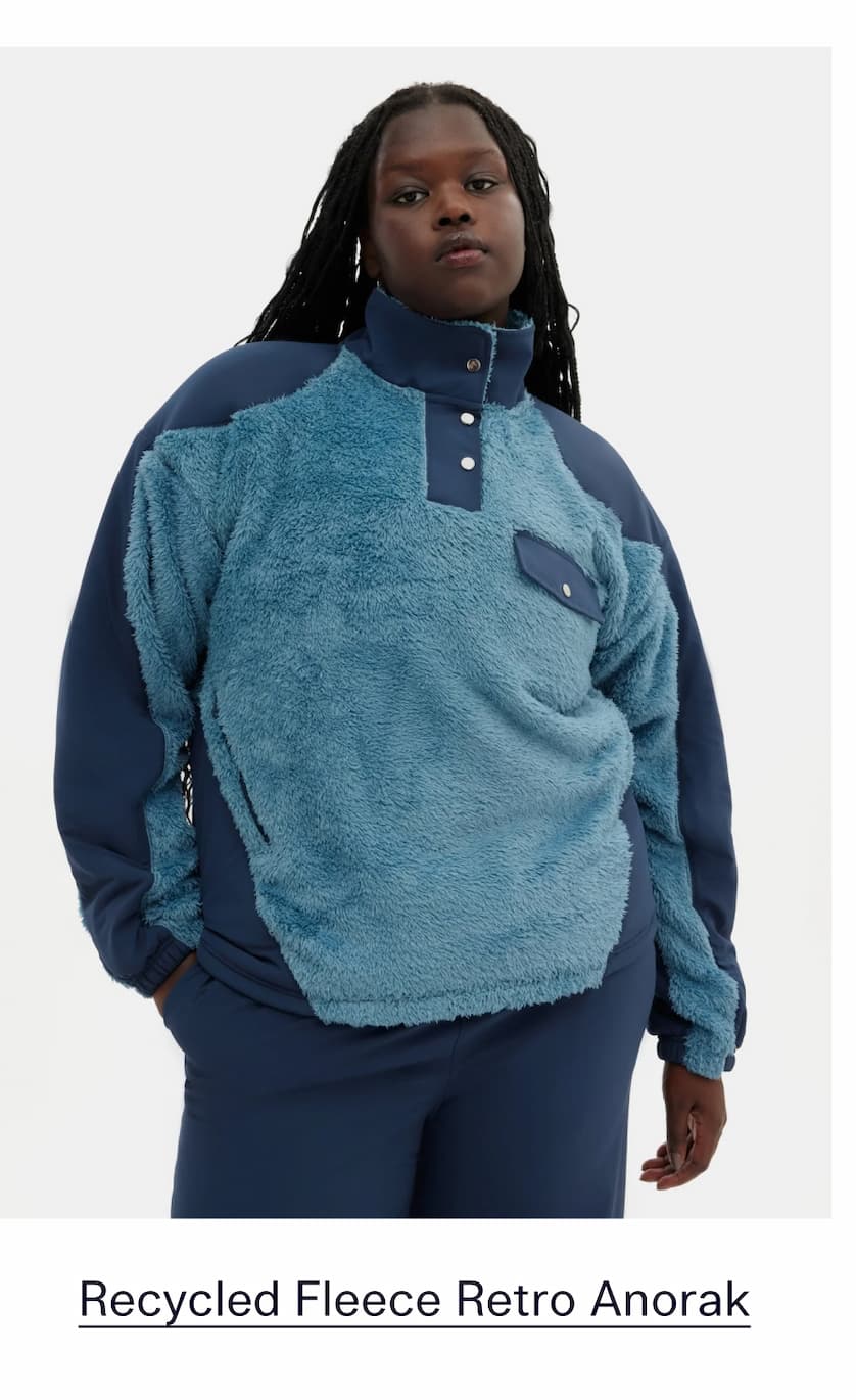 Recycled Fleece Retro Anorak