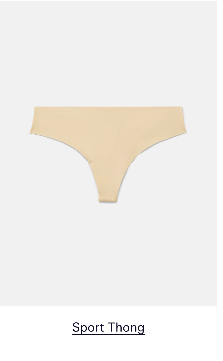 Silk Sport Thong