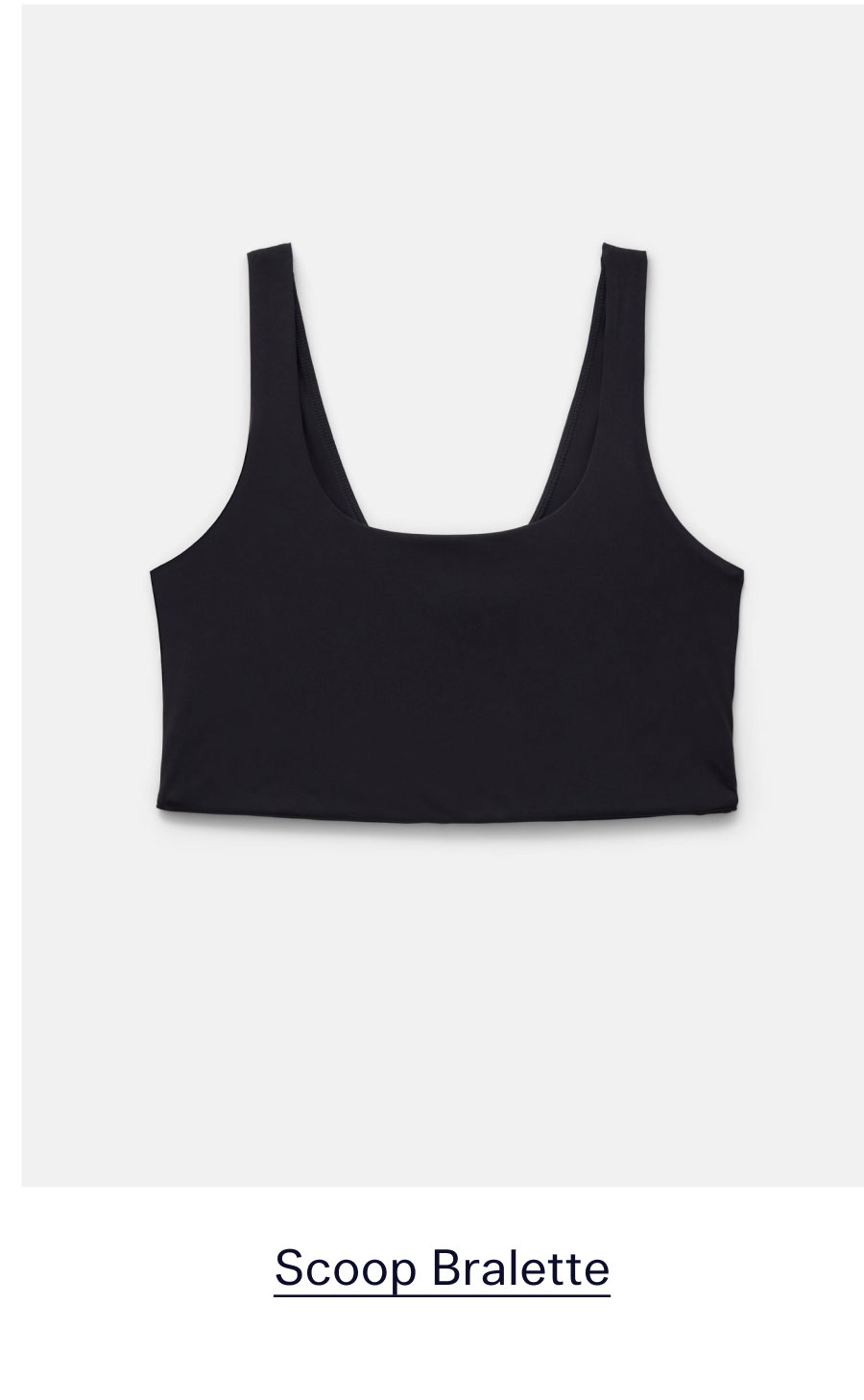 Black Scoop Bralette
