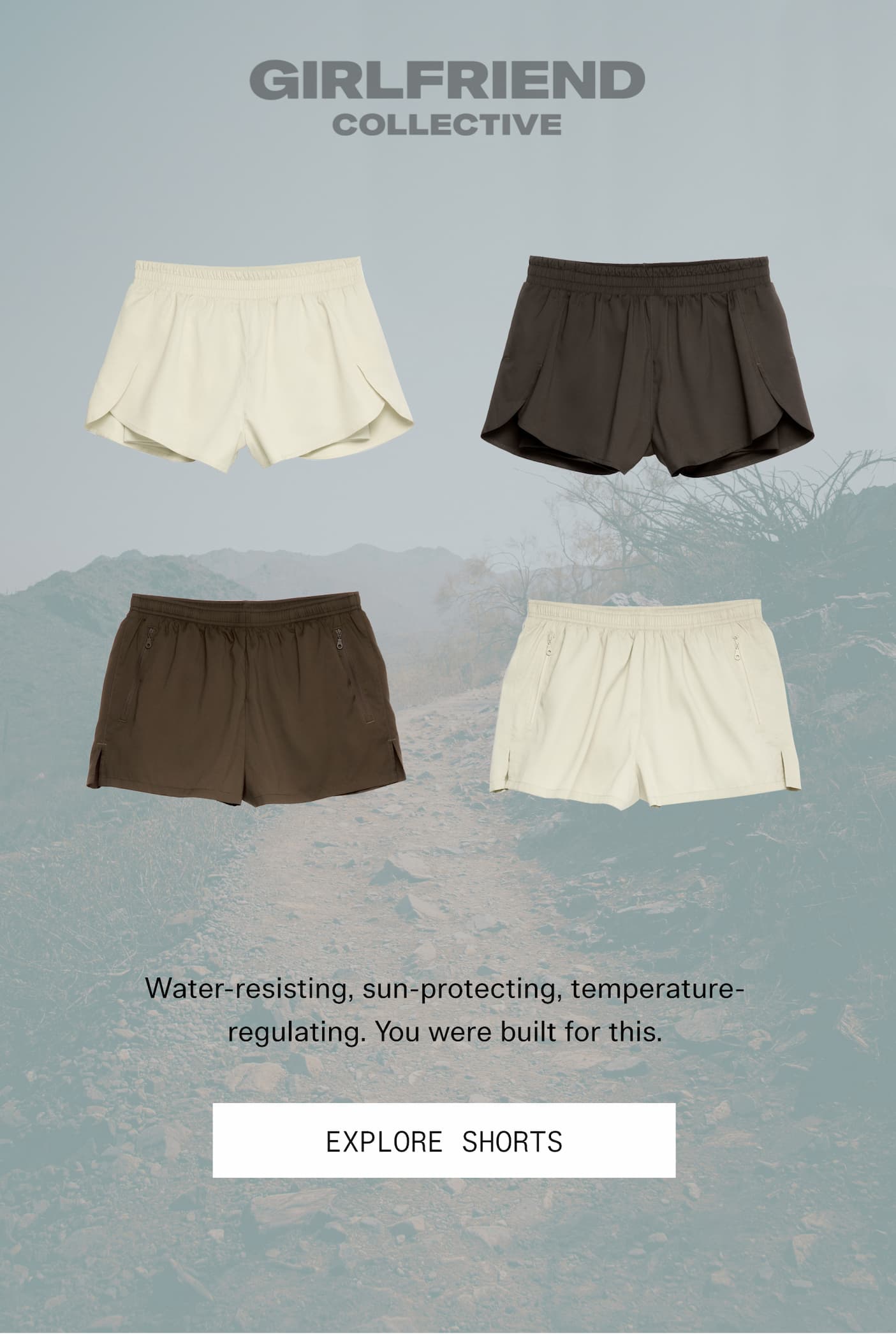 girlfriend collective |  Ripstop Shorts