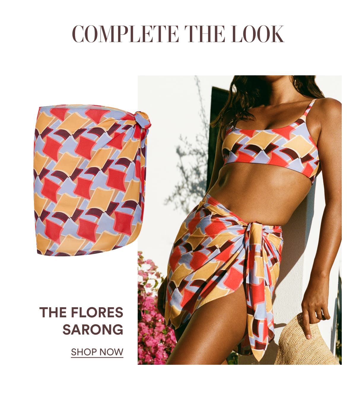 THE FLORES SARONG | SHOP NOW