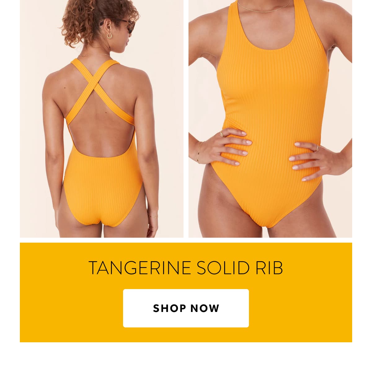 Tangerine Solid Rib | SHOP NOW