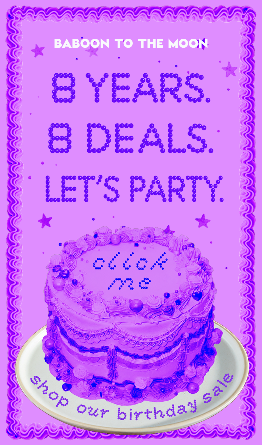 Birthday Sale