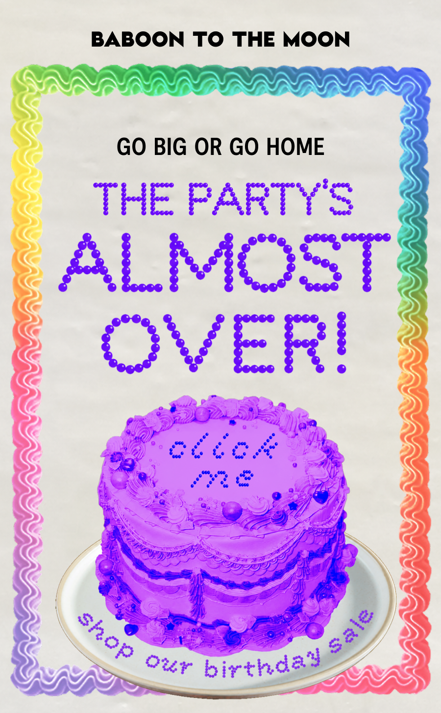 Birthday Sale