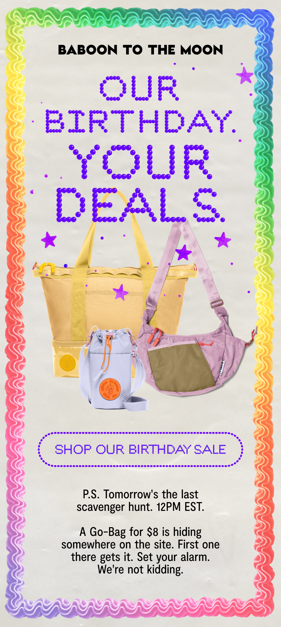 Birthday Sale