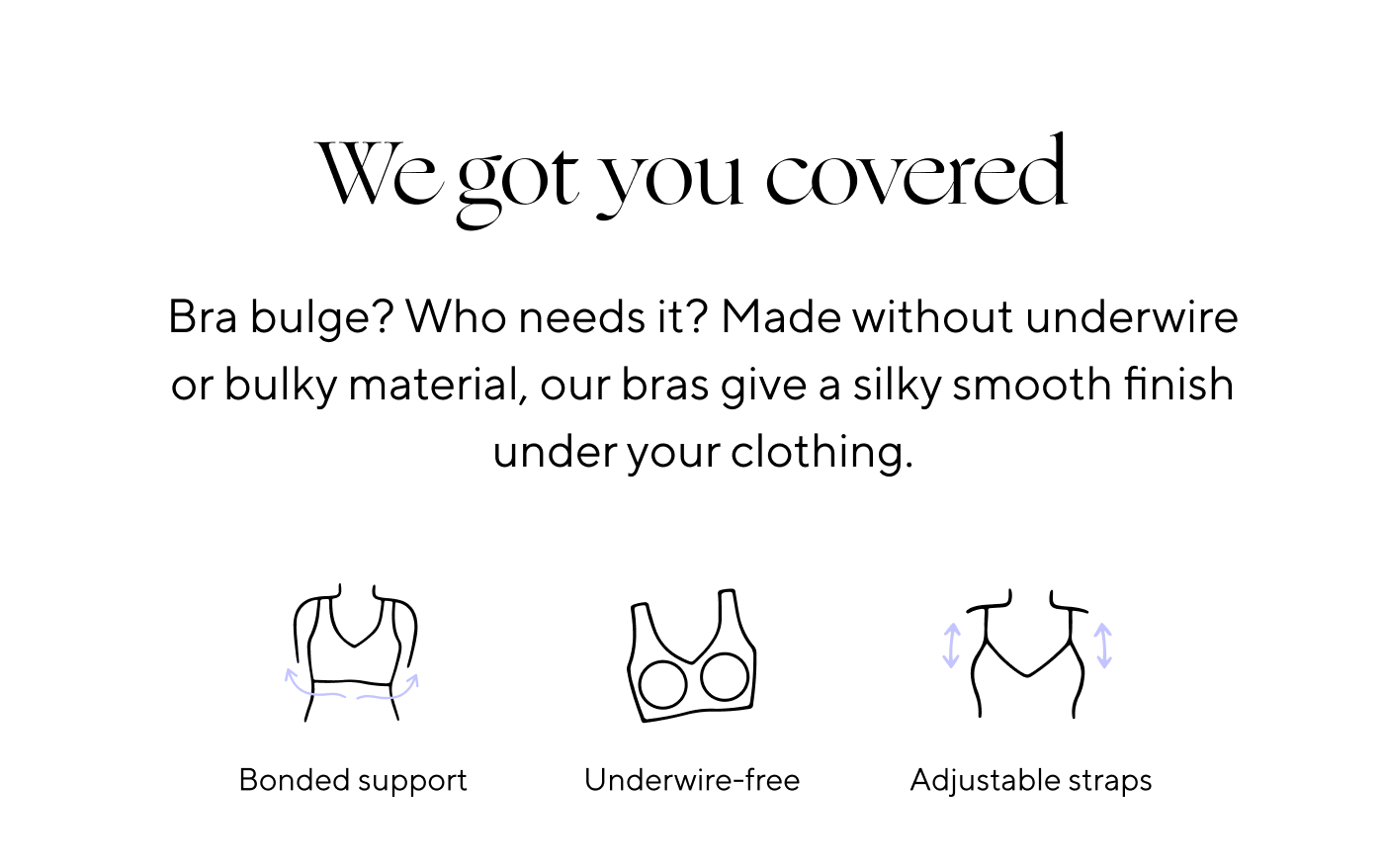 Break up with bra bulge Honeylove