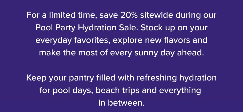 pool party sale
