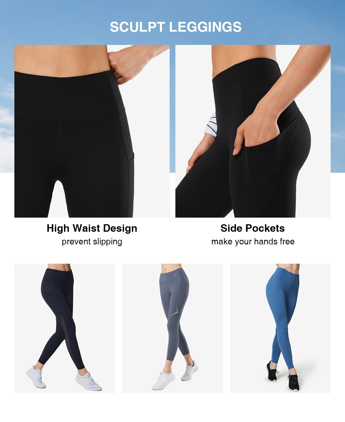 Sculpt collection for your workouts Yvette Sports