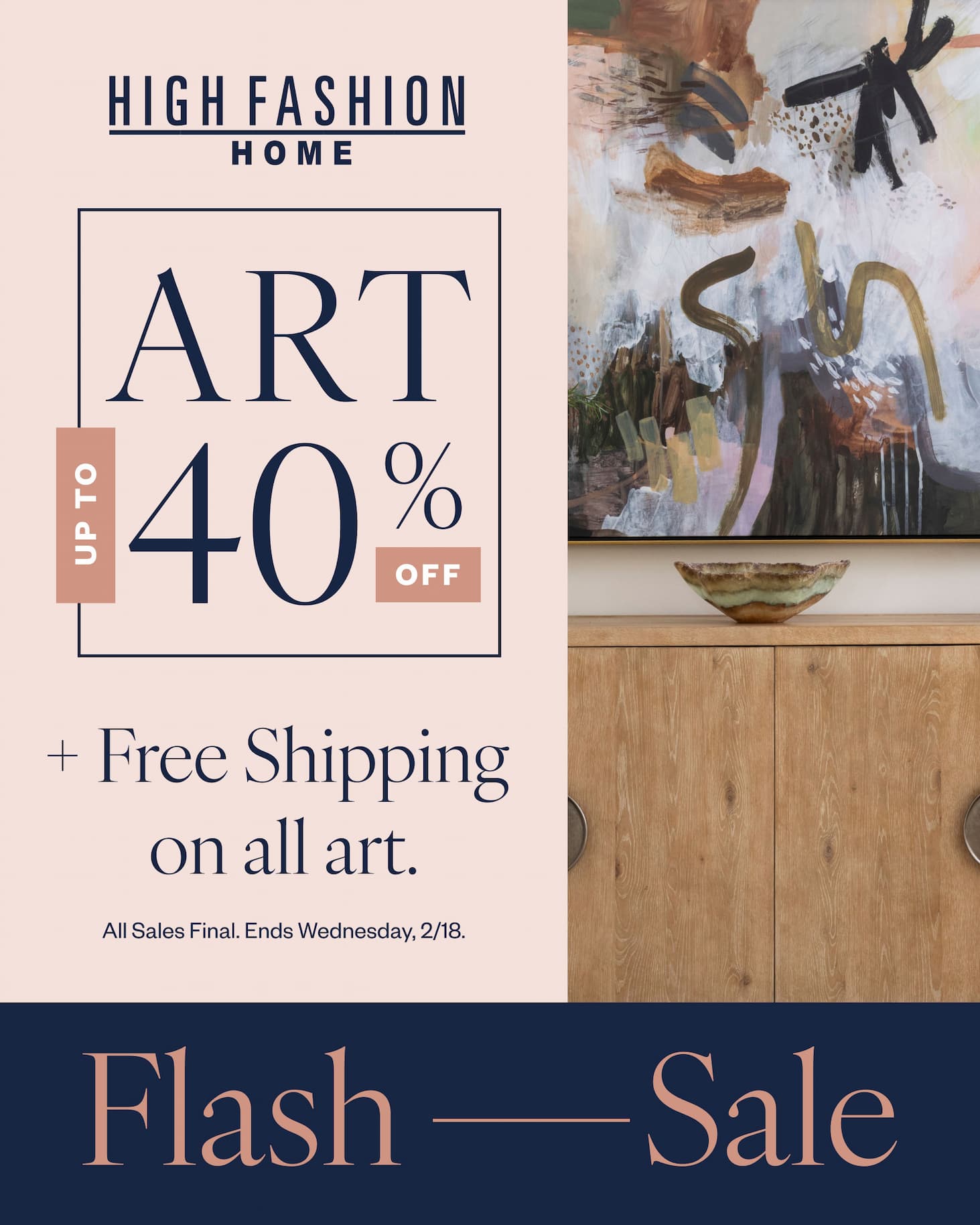 High Fashion Home - Art Sale