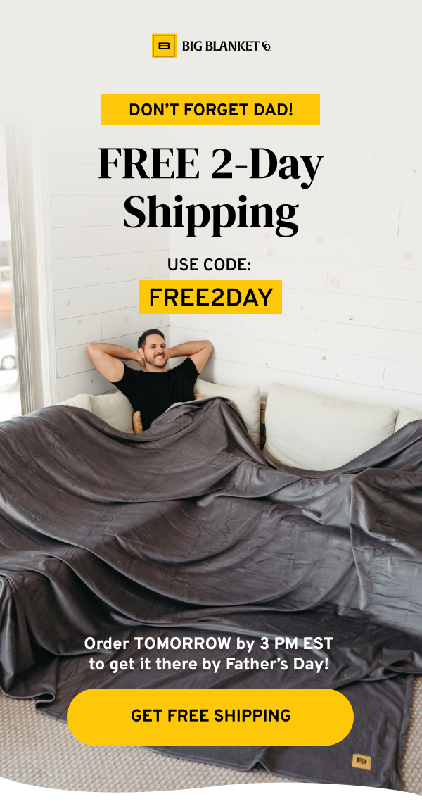 Order tomorrow by 3 PM ET to get it there by Father's Day