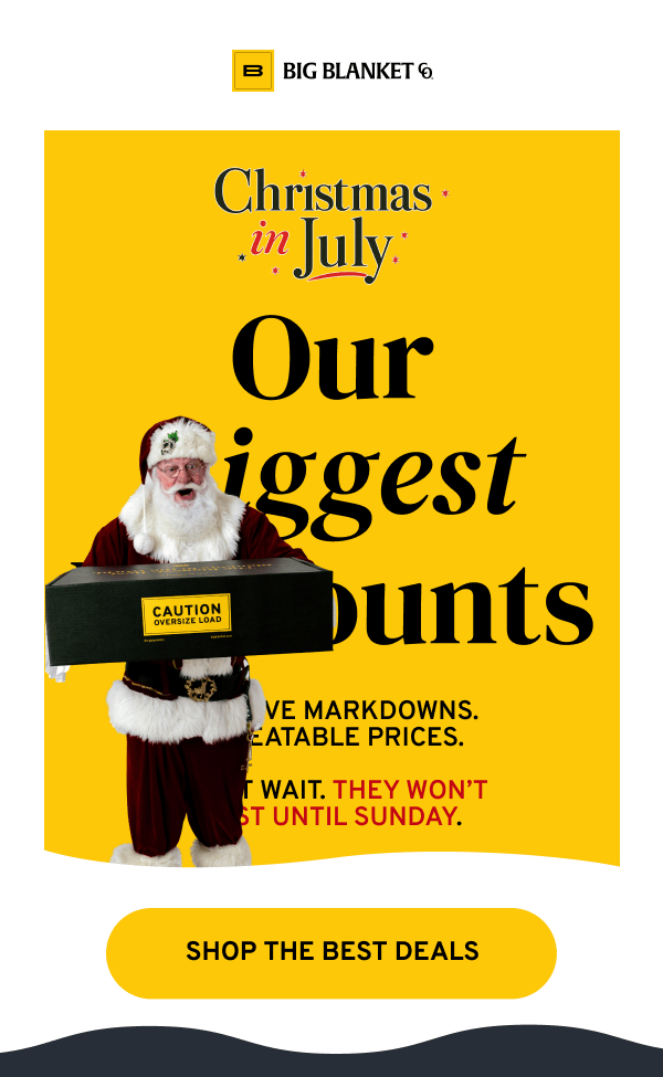 CHRISTMAS IN JULY - SHOP THE SALE 