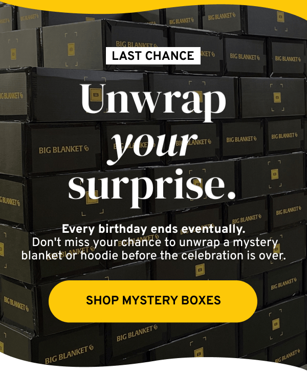 LAST CHANCE TO SHOP MYSTERY BOXES