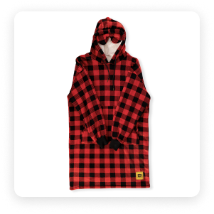 Hideout Hoodie Red Plaid