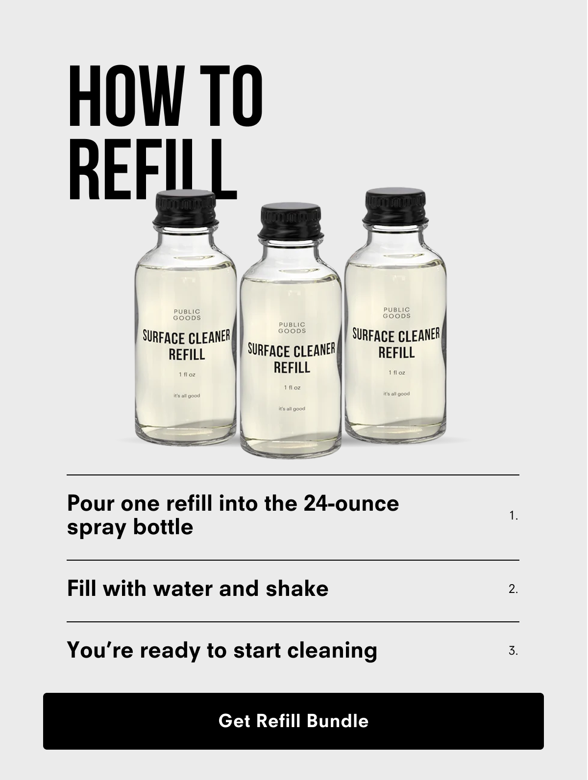How to refill