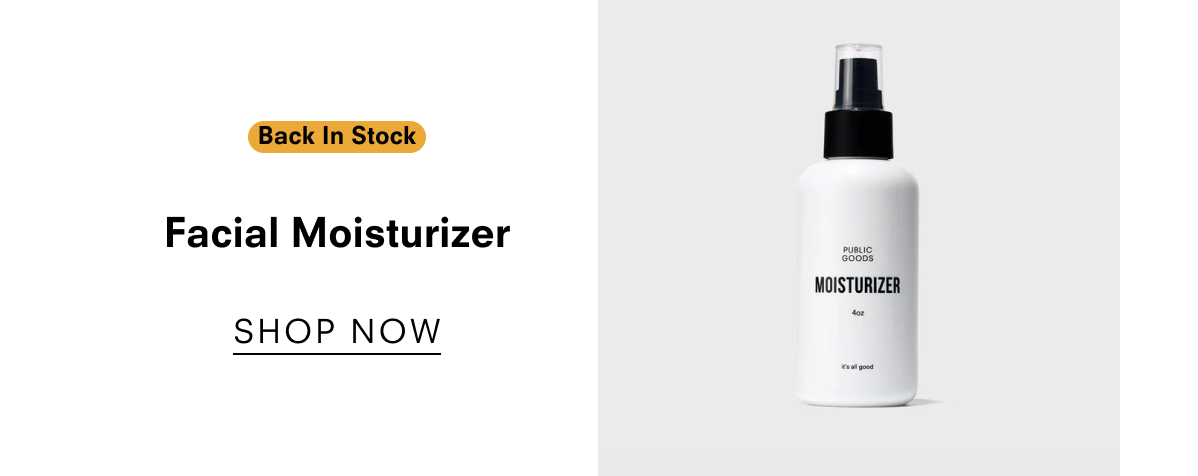 Facial Moisturizer