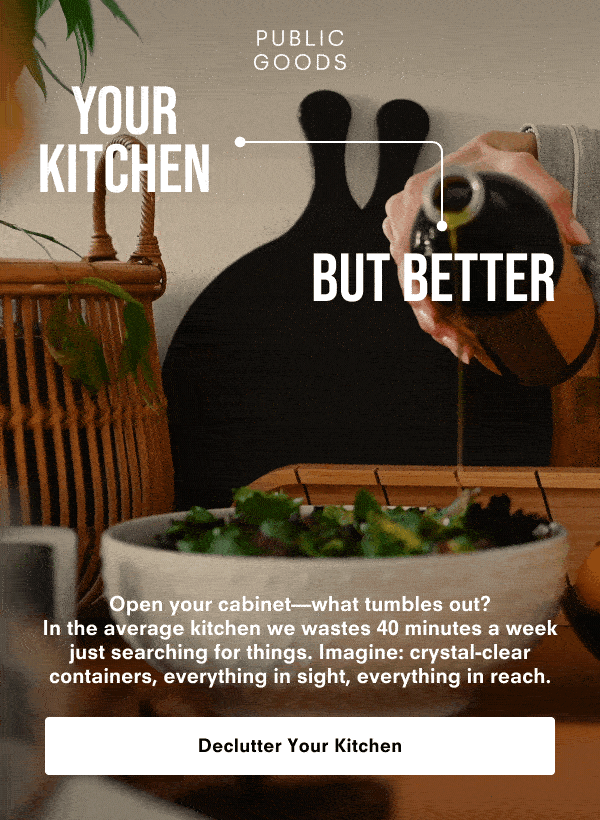 Declutter your kitchen