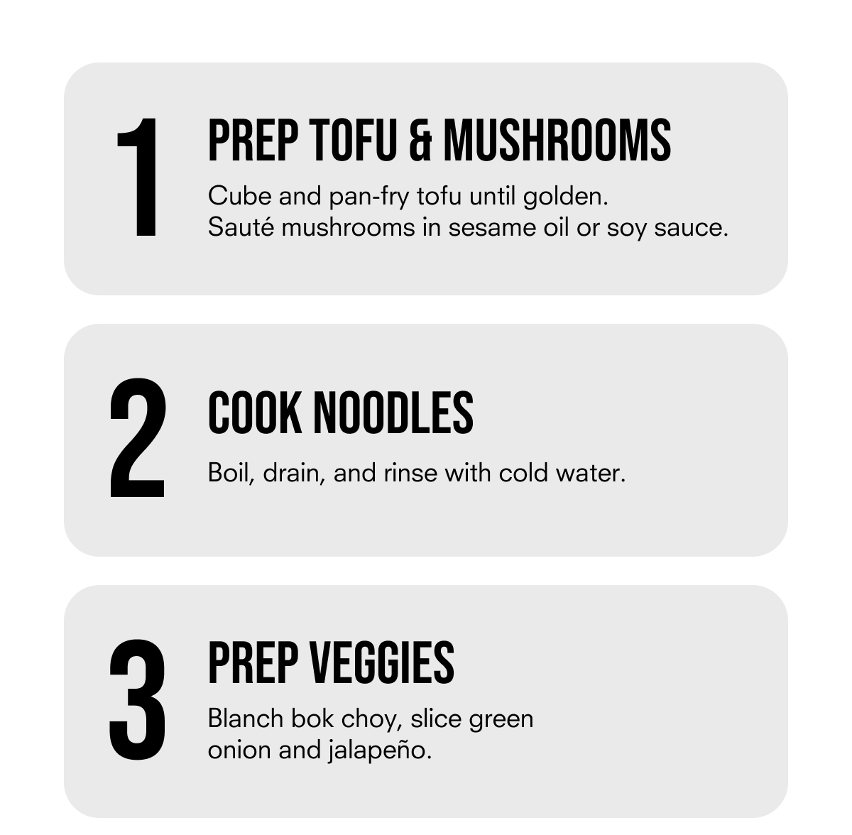 Prep Tofu & Mushrooms