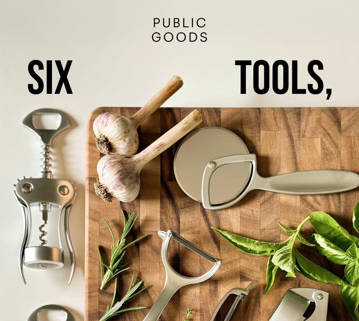 Six Tools, Zero Stress. No more clunky gadgets or drawer chaos. This 6-piece set makes cooking smooth and your kitchen stylish.