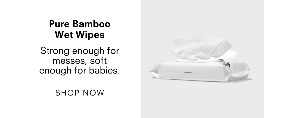 Pure Bamboo Wet Wipes