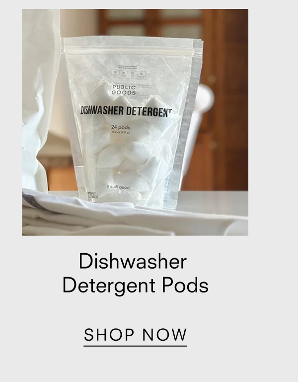 Dishwasher Detergent Pods