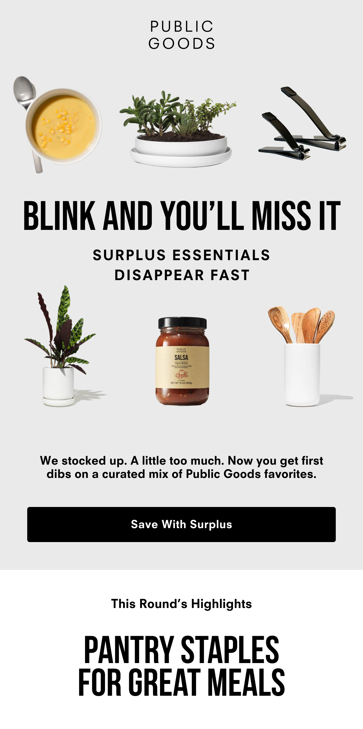 Save with surplus