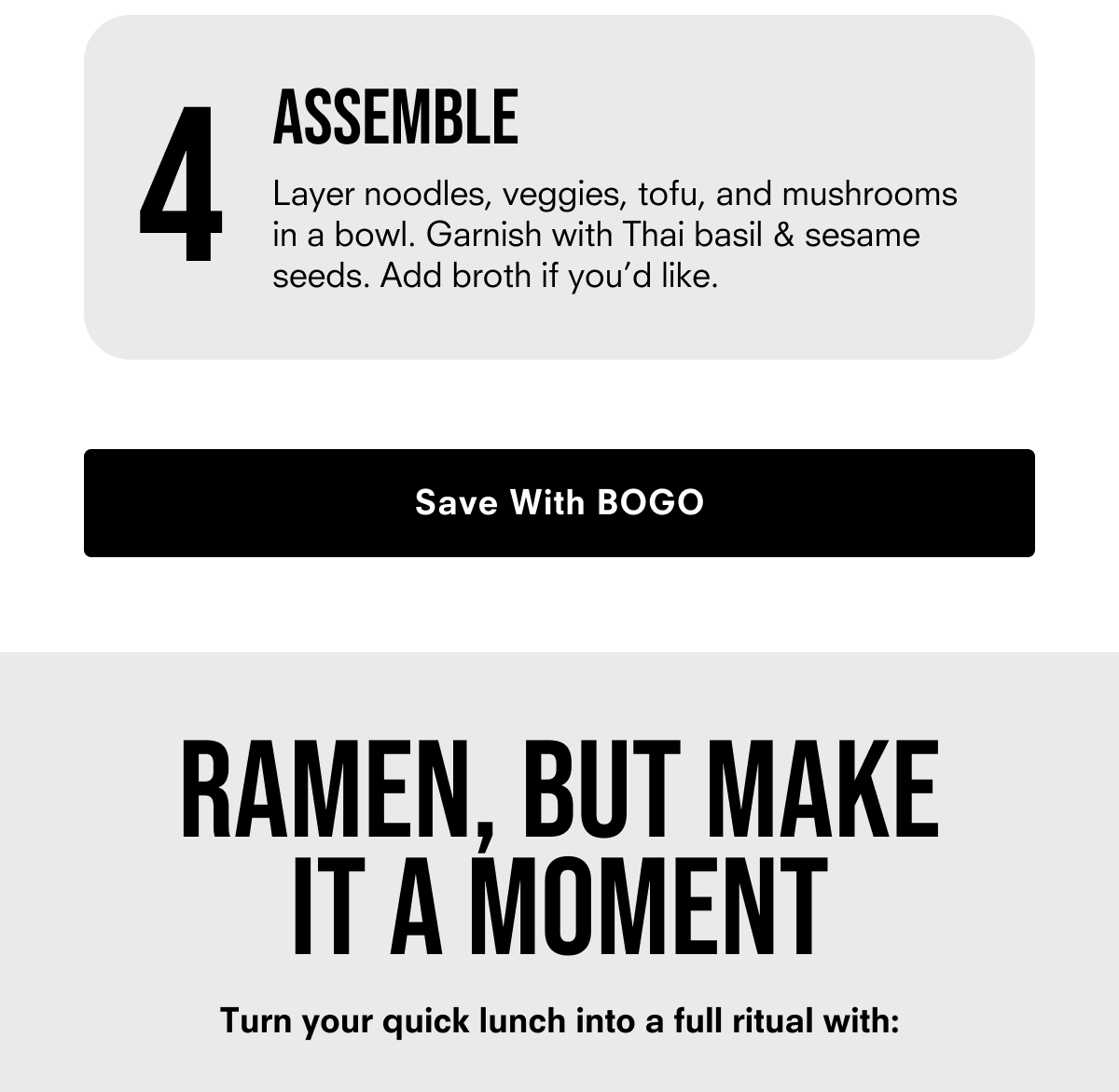 Save With BOGO