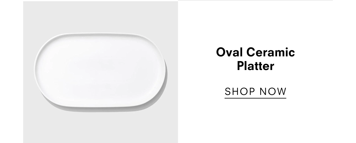 Oval Ceramic Platter