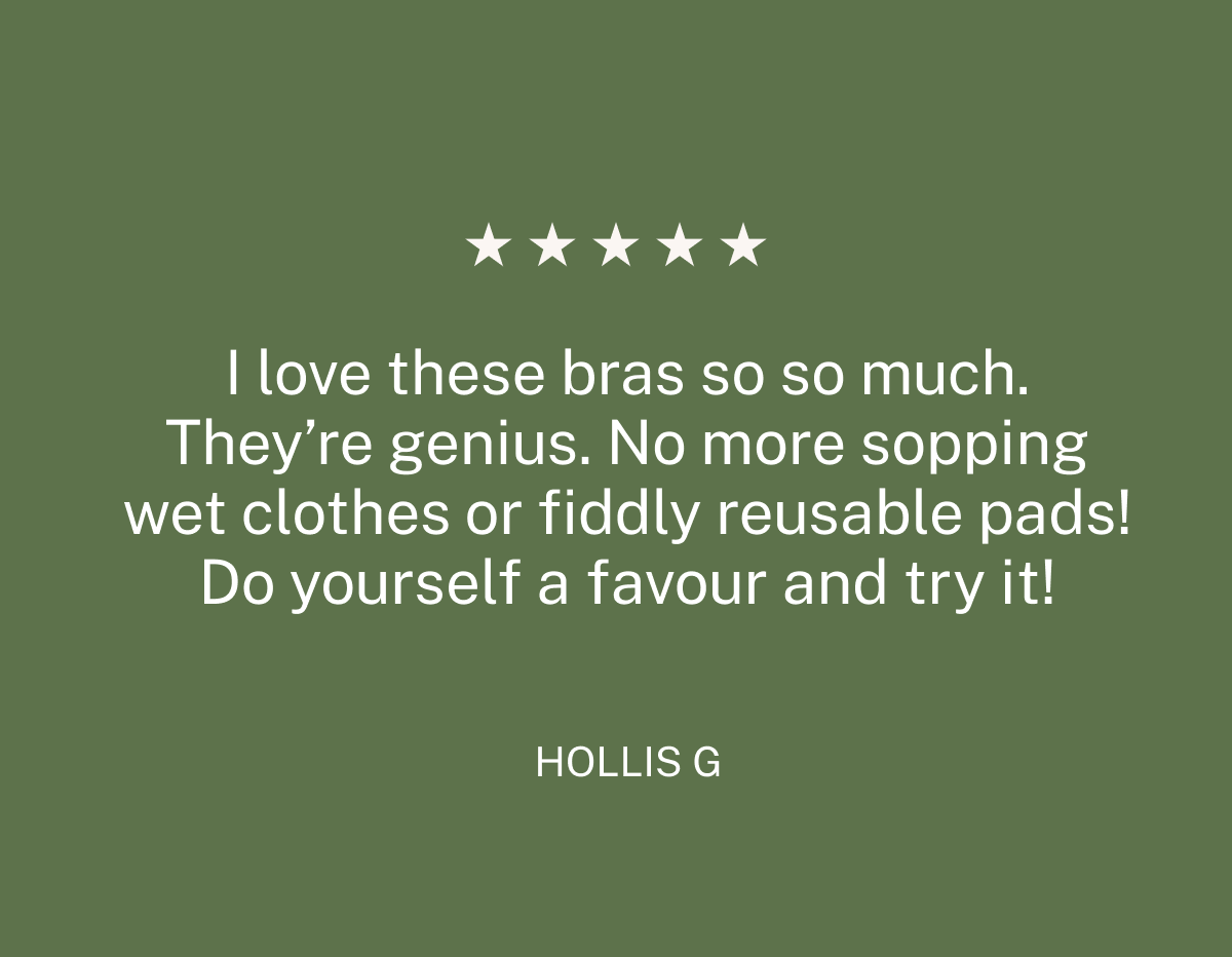 The Breastfeeding Bra that doesn’t leak onto your clothes Modibodi