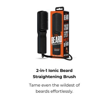 2-in-1 Ionic Beard Straightening Brush