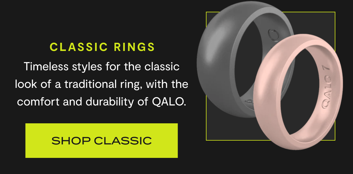 Classic Rings | Timeless styles for the classic look of a traditional ring, with the comfort and durability of QALO. | Shop Classic