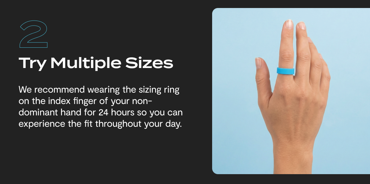 2. Try multiple sizes