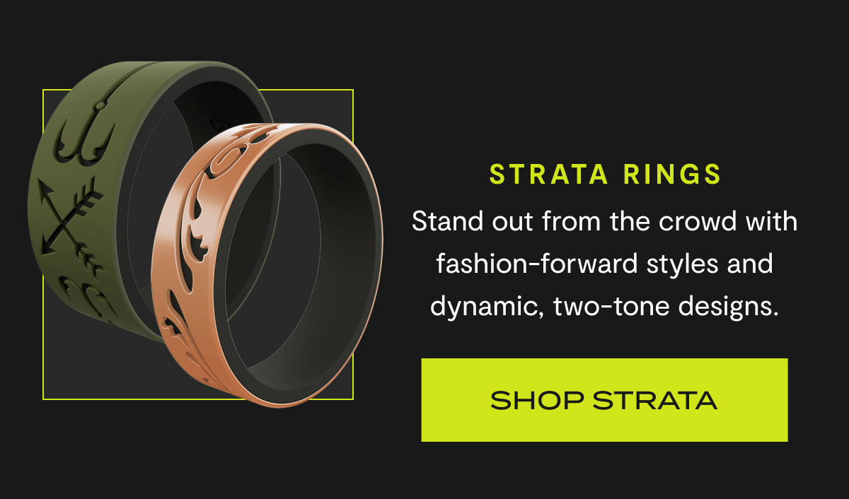Strata Rings | Stand out from the crowd with fashion-forward styles and dynamic, two-tone designs. | Shop Strata