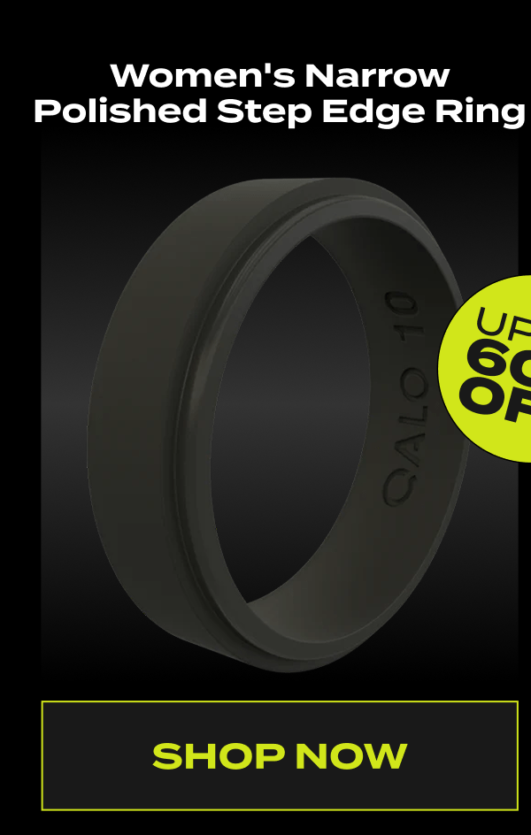 Women's Narrow Polished Step Edge Ring | Shop Now