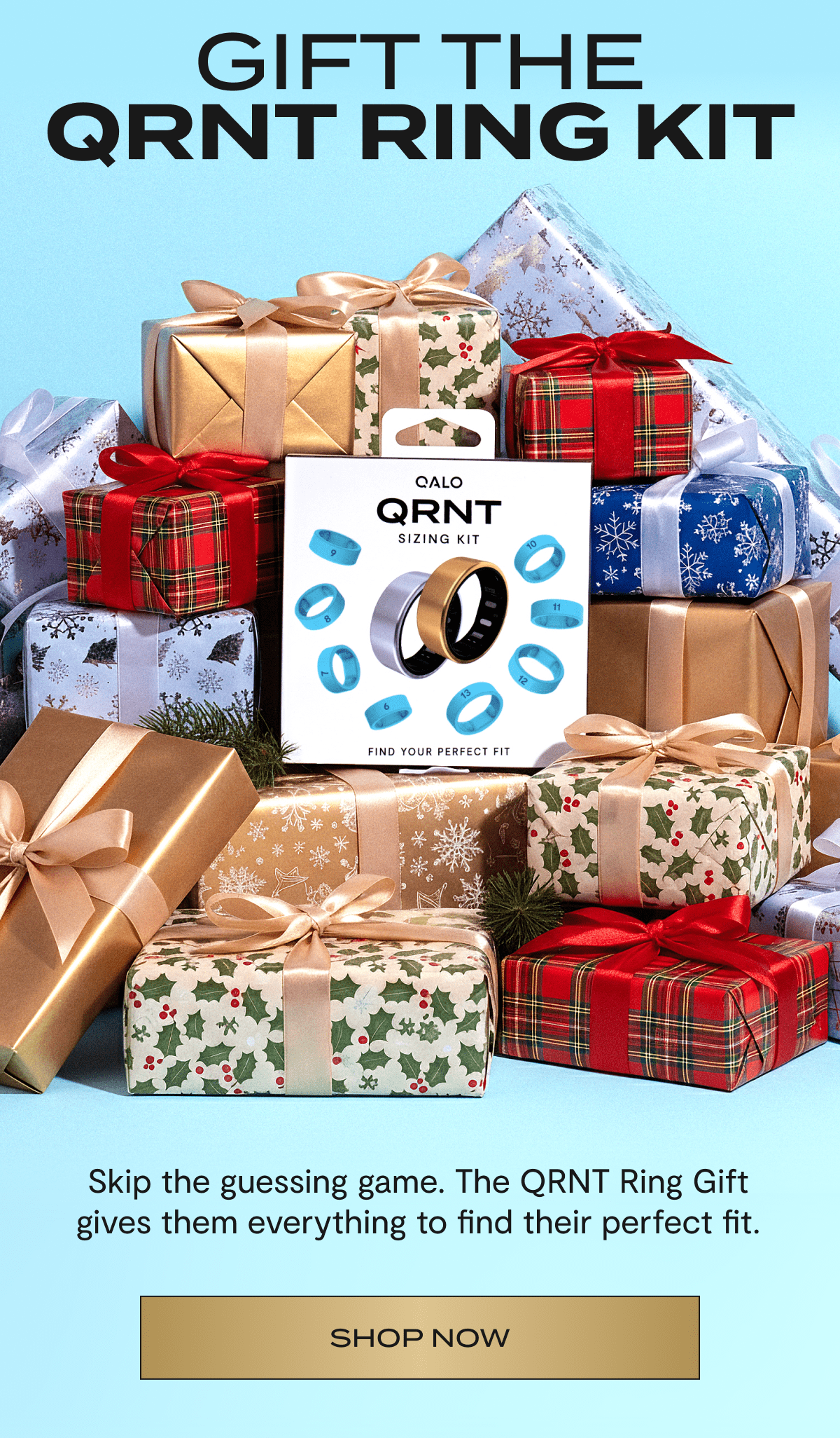 Gift the QRNT Ring Kit | Skip the guessing game. The QRNT Ring Gift gives them everything to find their perfect fit. | Shop now