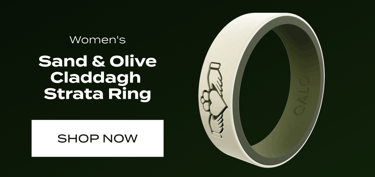 Women's | Sand & Olive Claddagh Strata Ring | Shop Now