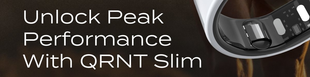 Unlock Peak Performance With QRNT Slim | Train smarter with key wellness metrics, so you can show up stronger for every part of your life. | Shop Now