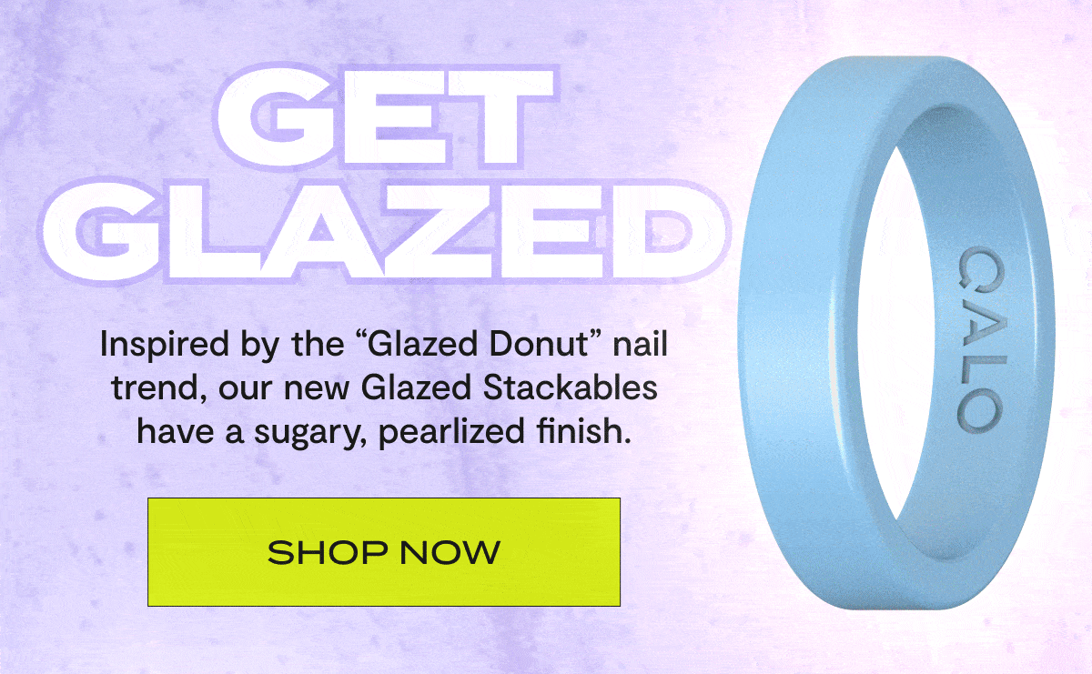 Get Glazed | Inspired by the "Glazed Donut" nail trend, our new Glazed Stackables have a sugary, pearlized finish. | Shop Now