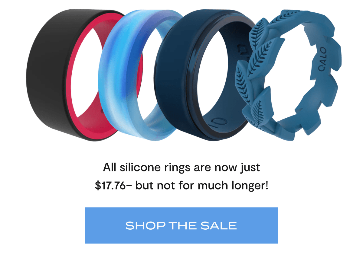 All silicone rings are now just $17.76– but not for much longer! | Shop the sale