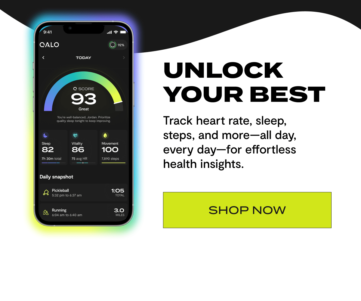 Unlock Your Best | Track heart rate, sleep, steps, and more - all day, every day - for effortless health insights. | Shop Now