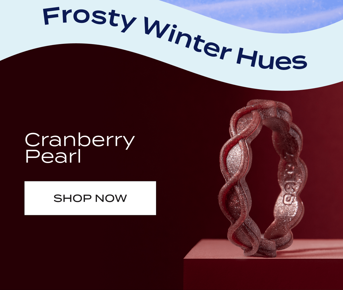 Frosty winter hues | Cranberry Pearl | Shop now