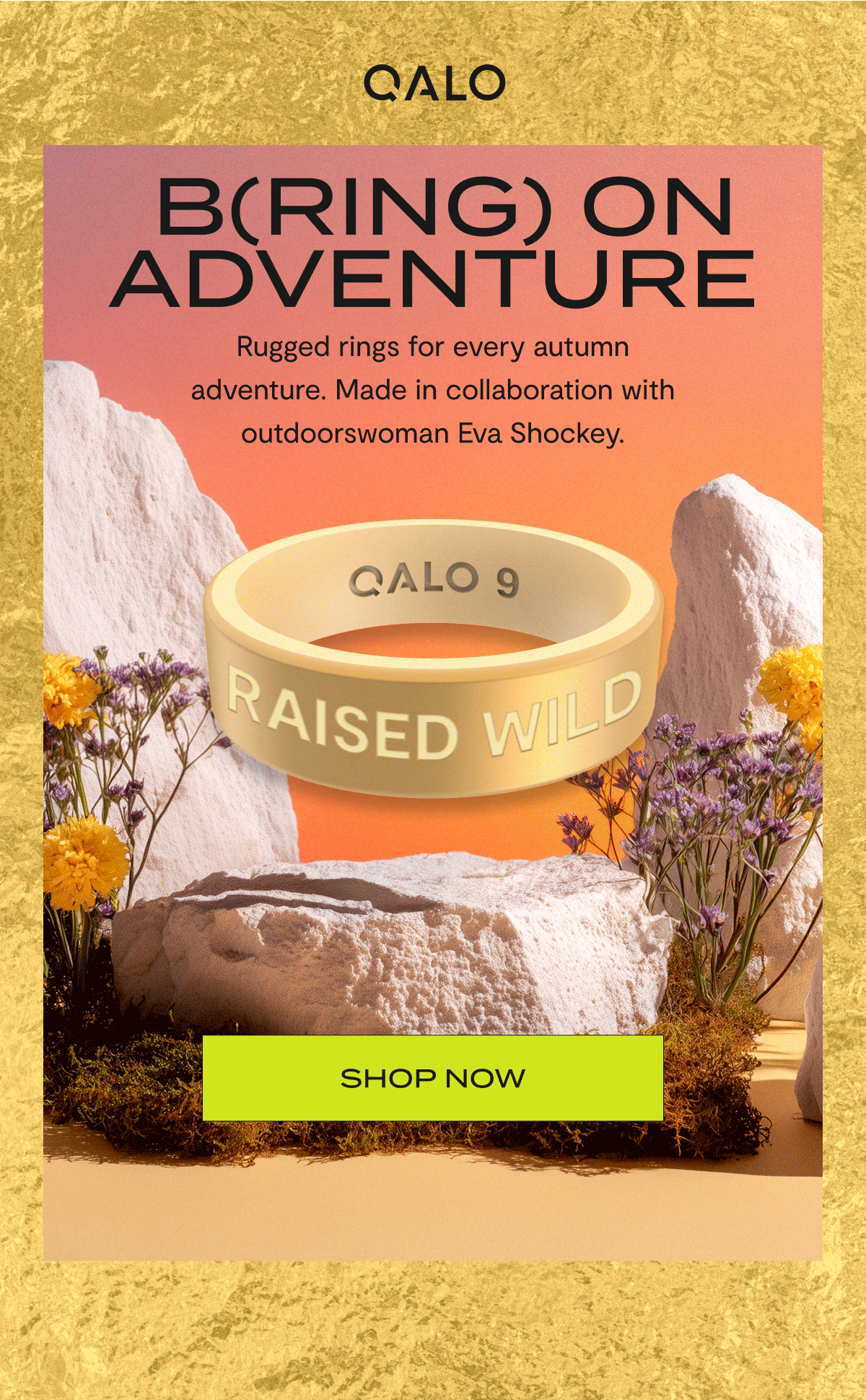 B(Ring) On Adventure | Rugged rings for every autumn adventure. Made in collaboration with outdoorswoman Eva Shockey. | Shop now