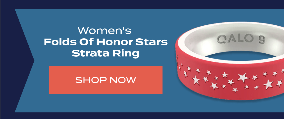 Women's Folds of Honor Stars Strata Ring | Shop Now