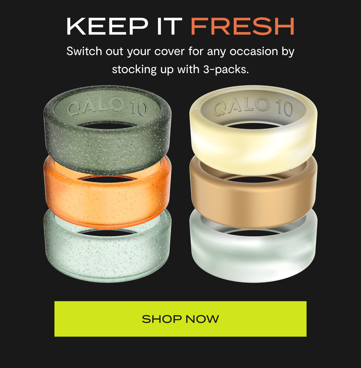 Keep It Fresh | Switch out your cover for any occasion by stocking up with 3-packs. | Shop Now