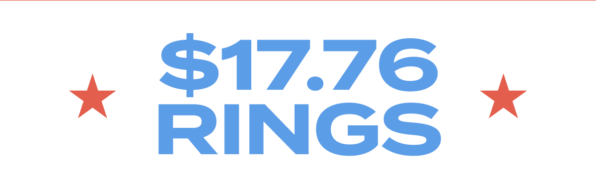 $17.76 Rings 