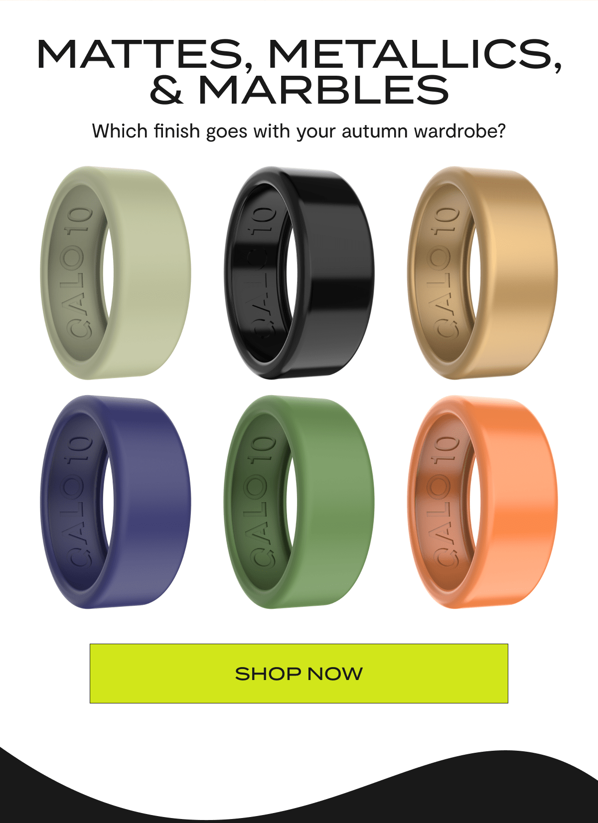 Mattes, Metallics, & Marbles | Which finish goes with your autumn wardrobe? | Shop Now