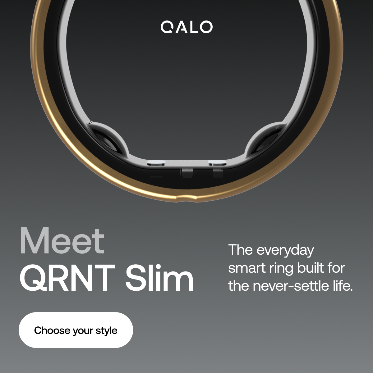 Meet QRNT Slim: the everyday smart ring built for the never-settle life
